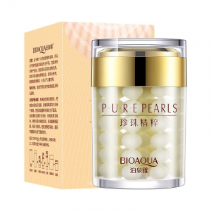Жемчужный крем для лица с шелковистым покрытием BioAqua Pure Pearls, 60 гр.