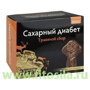 Травяной сбор Сахарный диабет, 60 ф/п х 1,5 г 