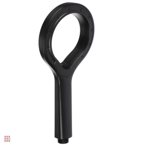 Лейка для душа, 1 режим, 120мм, черный