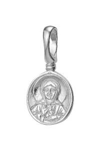 Образ (Блж. Матрона Московская) из серебра литье