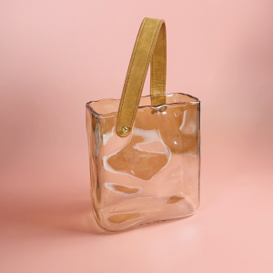 200-143 Декоративная ваза для цветов 19см в под.уп.(х12)Стекло