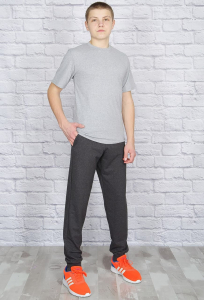 Брюки, футер с лайкрой (антрацит)