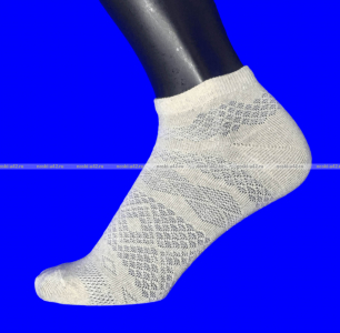 ЮстаТекс носки женские 2с52 хлопок + ЛЕН с лайкрой укороченные