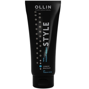 Гель «мокрый эффект» средней фиксации Ollin Style Wet Gel Medium 200 мл