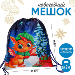 Сумка под сладости 290 х 340 мм, Дракон 