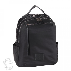 Рюкзак женский текстильный 23268 black Polina&Eiterou