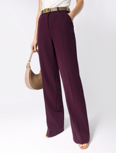 Прямые брюки из эластичной поливискозы