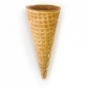 Вафельный рожок ровный край h=110 мм, d=47 мм, 10 шт