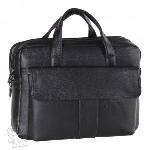 Портфель мужской кожаный 8075G black S-Style в Новосибирске