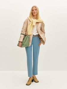 Куртка стеганная с поясом