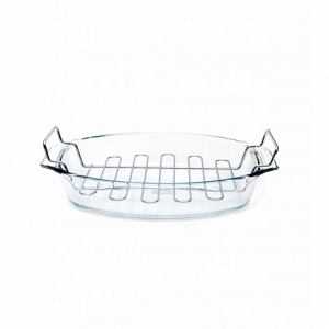 Блюдо Pyrex Irresistible 39х27см овальное с решеткой