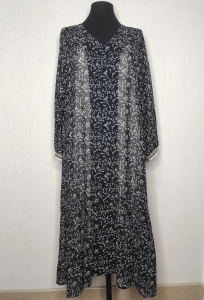 Платье Bazalini 5012-2 бежевый горох