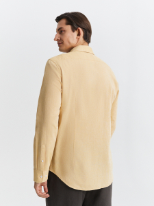 Рубашка из хлопка и льна