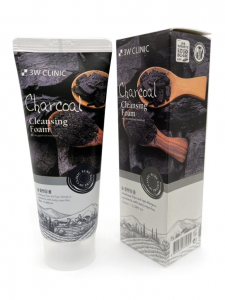 3 W CLINIC Пенка очищающая  с углем Foam Cleansing [Coal] 100 мл