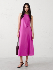 Satin Midi Dress