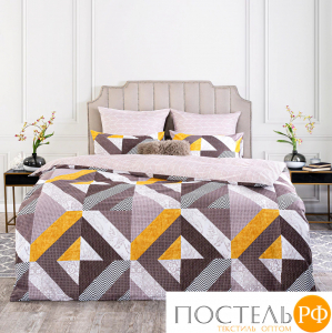 Estia ЛАФОНТ КПБ 145х215-1/180х220-1/50х70-2, 4 пр., хл./сатин