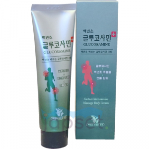 Juno Cream Body Massage Cactus Glucosamine Крем массажный с глюкозамином при болях в мышцах и суставах, 150 мл