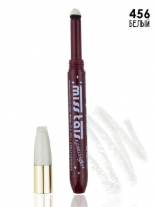 Блестящие тени-аппликатор Miss Tais - 456 белый