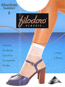 Носки женские Absolute Summer 8 Дроп Filodoro Classic [2 пары]