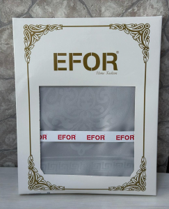 Скатерть EFOR ECRIN 160*220 прямоугольная серый (GRI)