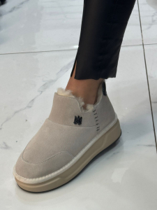 Absent / Ботинки беж замша