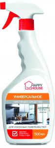 Универсальное чистящее средство Happy House для кухонных поверхностей 500мл Фабрика Ромакс/12/ОПТ