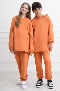 Детский костюм оверсайз из футера трехнитки Happyfox