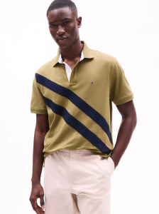 Regular Fit Banner Stripe Polo