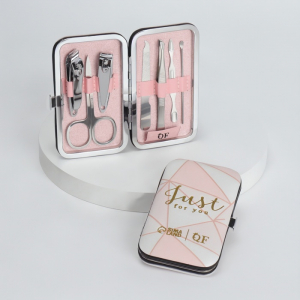 Набор маникюрный Just for you, 7 предметов, в футляре
