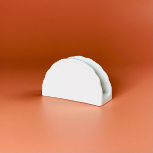 133-450 Салфетница ШАРМЕЛЬ в под.уп.(х48)Фарфор