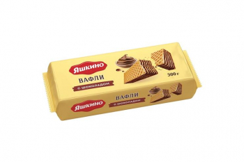 «Яшкино», вафли с шоколадом, 300 г