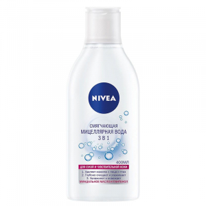 Nivea Смягчающая мицеллярная вода 3 в 1 для сухой и чувствительной кожи 400 мл