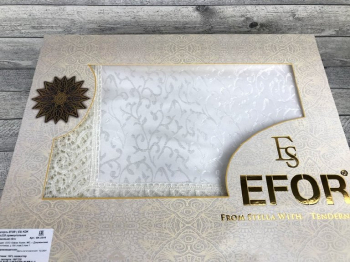 Скатерть EFOR (ES) KDK 160x220 прямоугольная (кремовый)