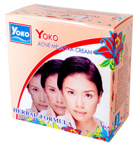 Крем от акне и от пигментных пятен с травяной формулой Yoko Acne-Melasma Cream (Herbal Formula) 4 g