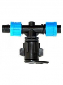 Тройник стартовый для капельной ленты с коннектором LFT