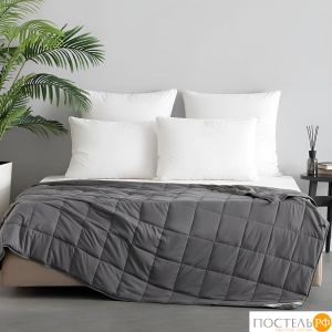 Medsleep ДEФOРТЕ т.сер Одеяло утяжеленное 172x205, 1пр., мкрфбр/плстр/стекл.гранулы, 6,8 кг