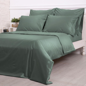 Наволочка Дымчатый изумруд Турецкий сатин