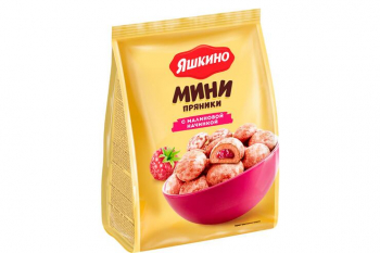 «Яшкино», пряники с малиновой начинкой, 300 г