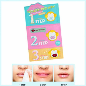 3-х этапный уход для ухоженных губ Glamour lip HOLIKA HOLIKA