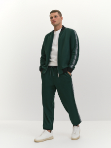 Брюки для спорта и отдыха из хлопкового трикотажа пике