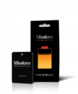 Ароматизатор воздуха MIODORE - Man in Black (подвесной картонный)