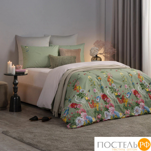 DOME ФЛОРЕС КПБ 145х215-1/180х215-1/50х70-2, 4 пр., хл.