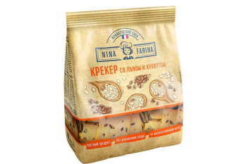 «Nina Farina», крекер со льном и кунжутом, 145 г