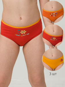 GULC3301(3) трусы для девочек (3 шт в кор.)