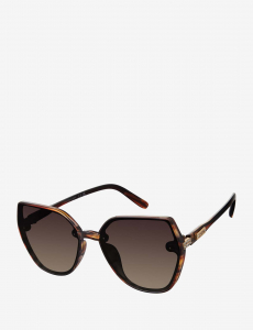 LADIES OVER-SIZED GEO SUNGLASSES