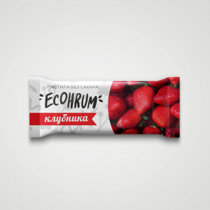 Ecohrum Пастила Клубника 20г