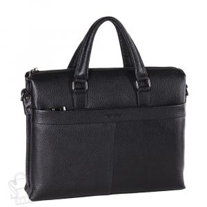 Портфель мужской кожаный 8688-3H black Heanbag