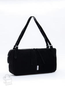 Сумка женская кожаная 91187MSS black Velina Fabbiano-Safenta