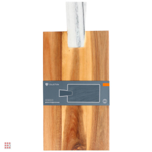 Доска разделочная Акация, Мрамор, 45,7x20,3x1,5см