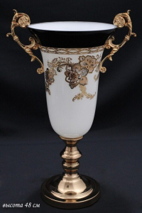 176-002 Ваза декоративная в под.упак  (х2) Стекло